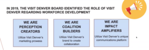 Visit Denver role of workforce development